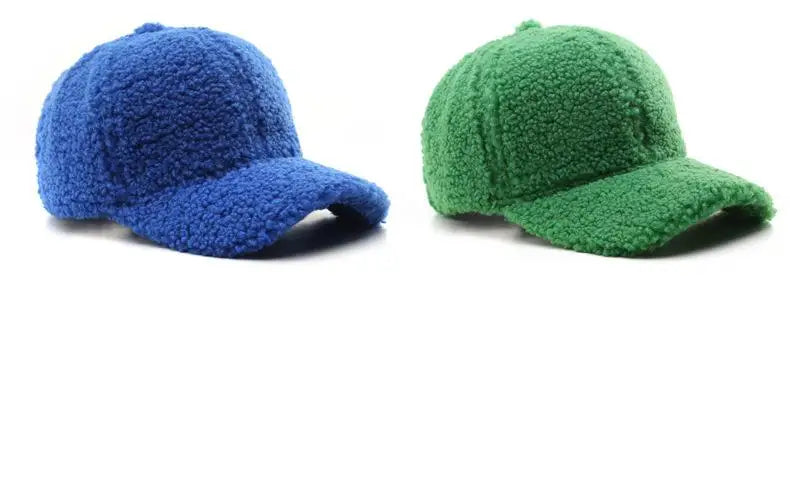 Lamb Wool Baseball Cap